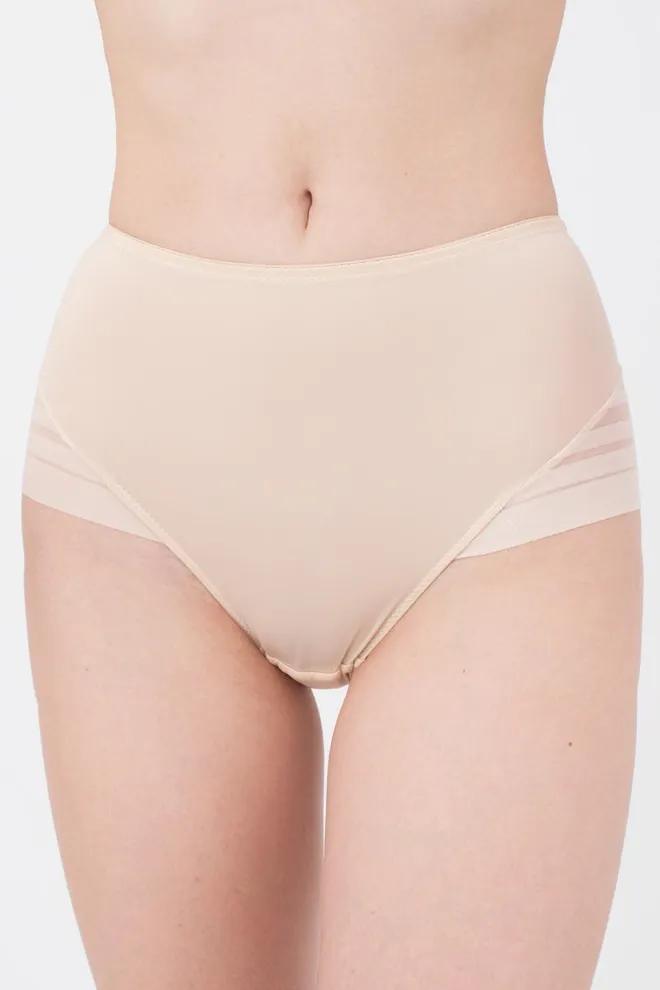 Женские высокие трусы слипы Allegra 2301/20 Giulia (beige)