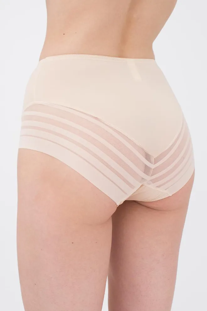 Женские высокие трусы слипы Allegra 2301/20 Giulia (beige)