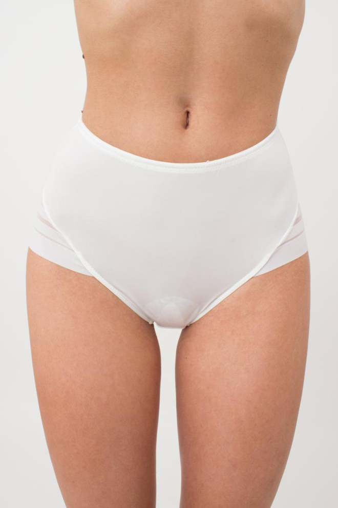 Женские высокие трусы слипы Allegra 2301/20 Giulia (whisper white)