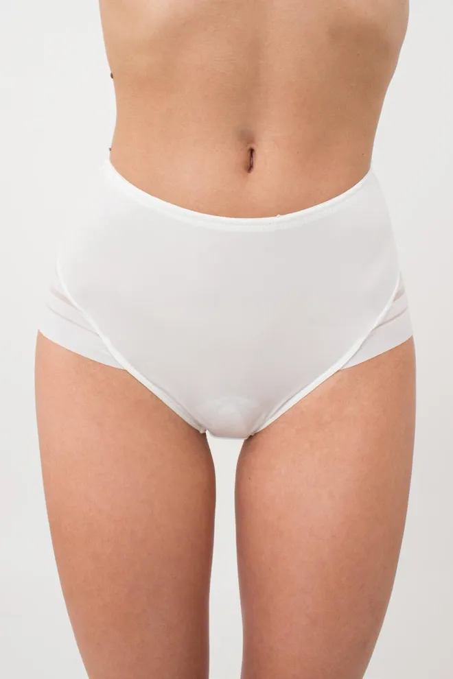Жіночі високі труси сліпи Allegra 2301/20 Giulia (whisper white)