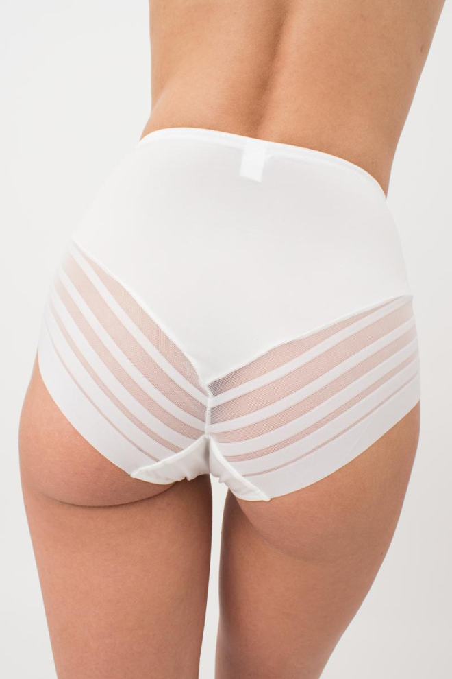 Женские высокие трусы слипы Allegra 2301/20 Giulia (whisper white)