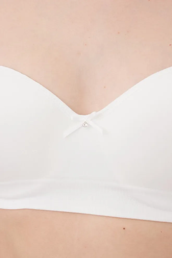 Бюстгальтер топ з формованою чашкою Amanda 1183/20 Giulia (whisper white)