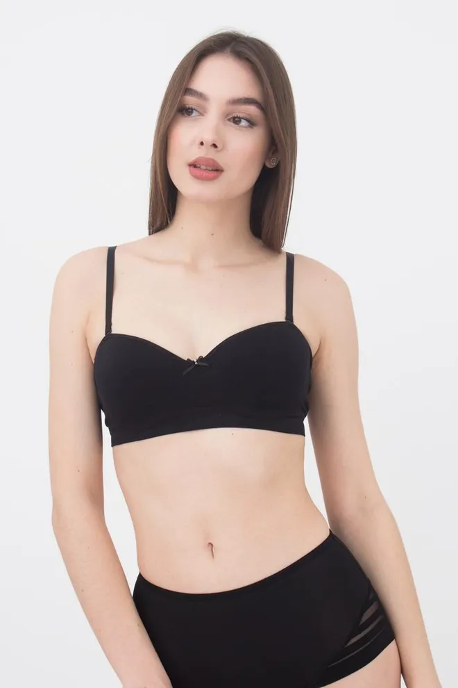 Бюстгальтер топ з формованою чашкою Amanda 1183/20 Giulia (black)