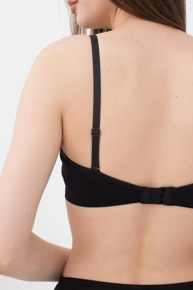 Бюстгальтер топ з формованою чашкою Amanda 1183/20 Giulia (black)