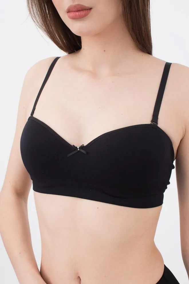 Бюстгальтер топ з формованою чашкою Amanda 1183/20 Giulia (black)