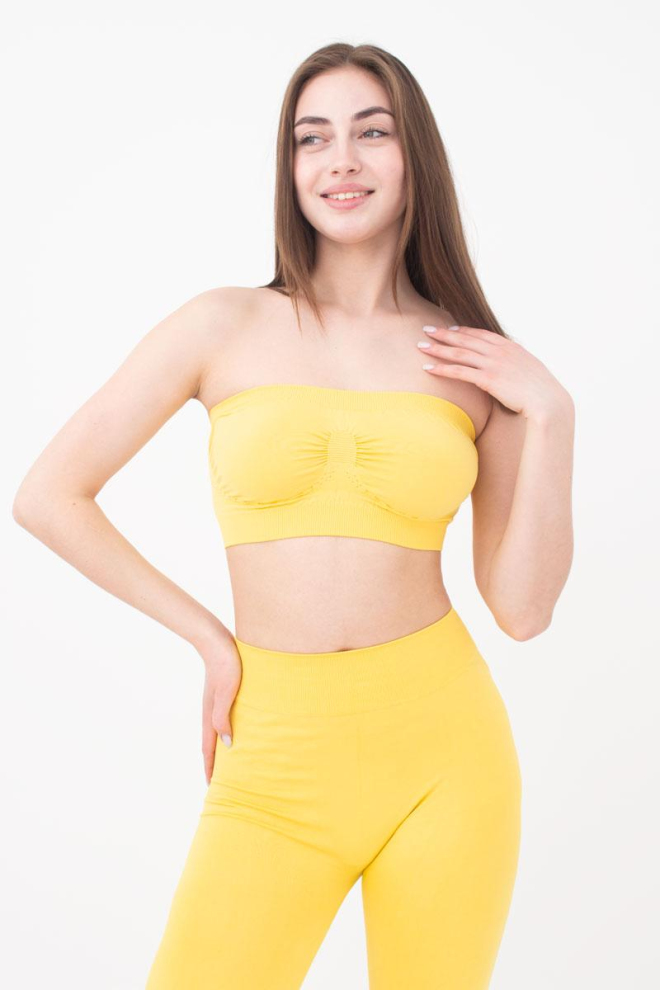 Топ бандо без бретелів Bandeau Giulia (illuminating)