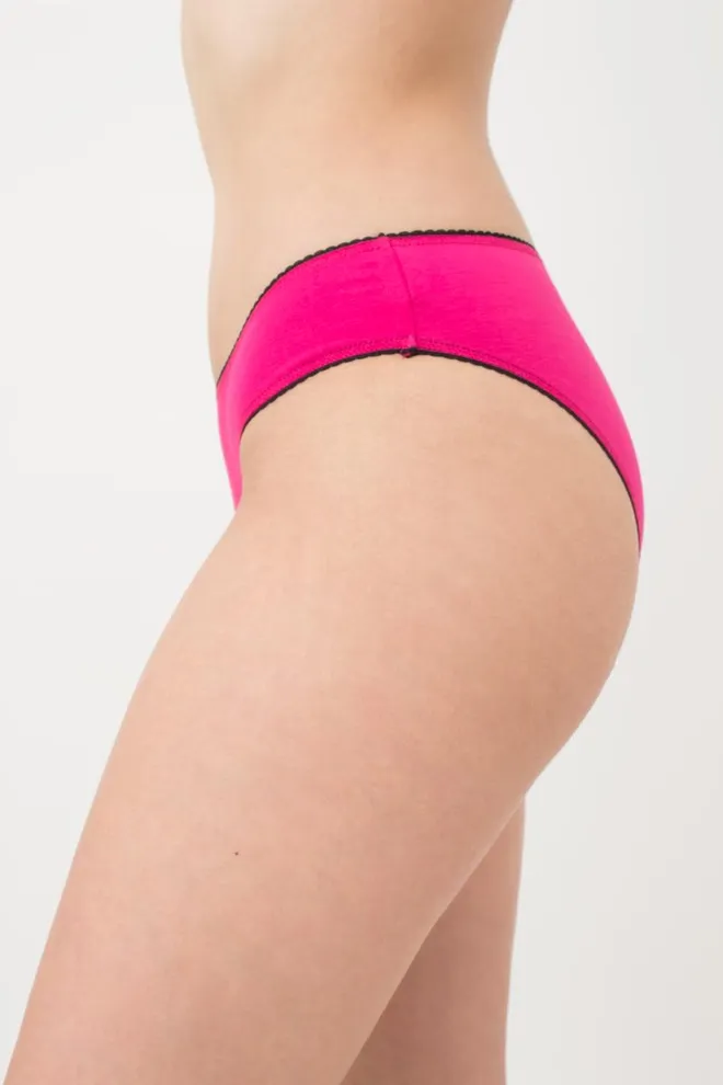 Жіночі труси сліпи Basic 2301/60 Giulia (raspberry)