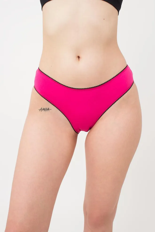 Жіночі труси сліпи Basic 2301/60 Giulia (raspberry)