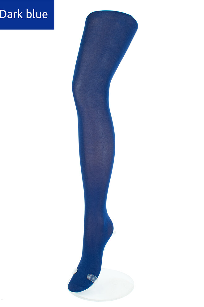 Дитячі однотонні колготки з мікрофібри Betty 80 den Giulia (dark blue)