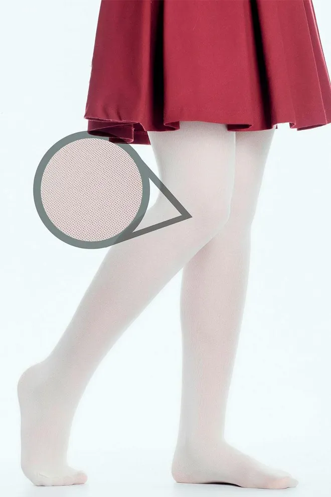 Дитячі однотонні колготки з мікрофібри Betty 80 den Giulia (panna)