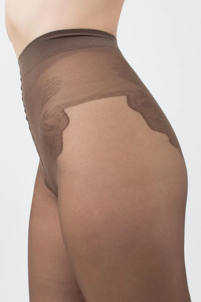 Класичні колготки Bikini 40 den Giulia (tabaco), коричневий