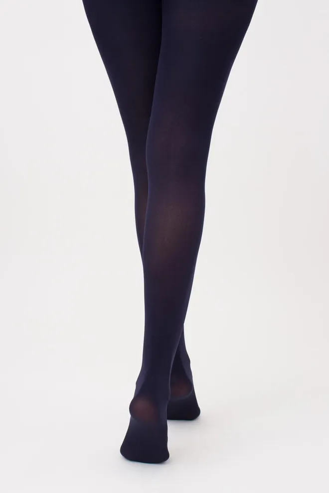 Теплі колготки з мікрофібри Blues 100 den Giulia (deep navy)