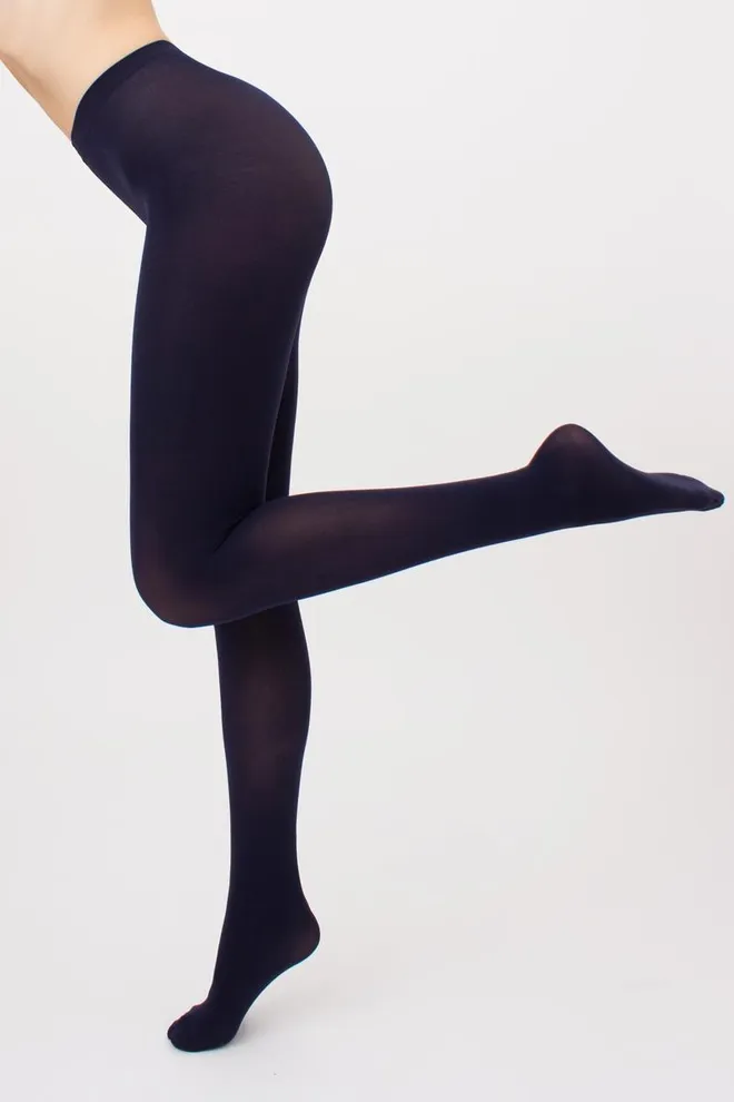 Теплі колготки з мікрофібри Blues 100 den Giulia (deep navy)