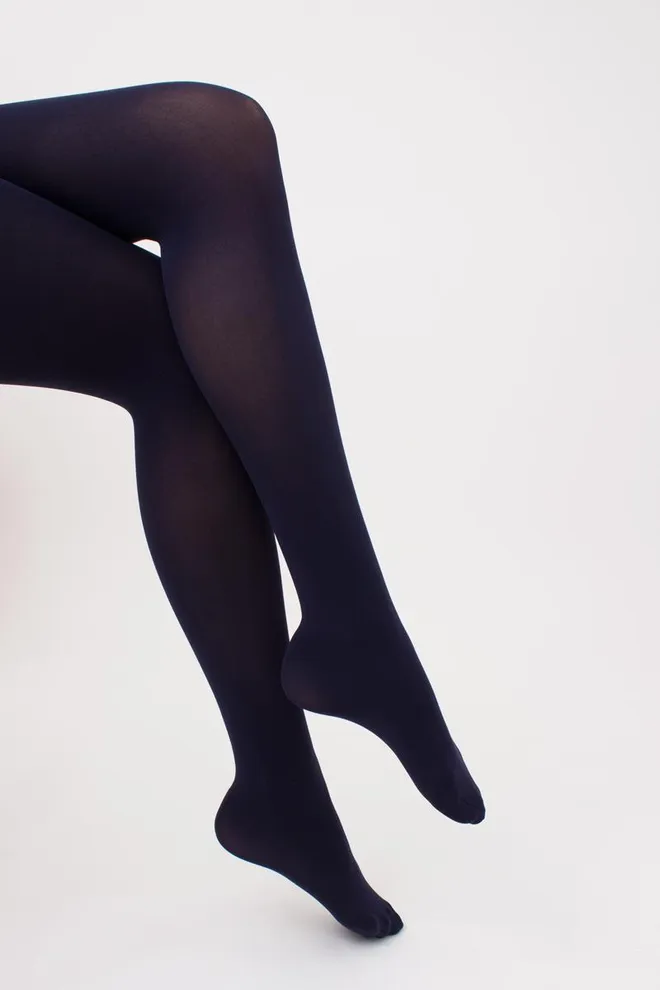 Теплі колготки з мікрофібри Blues 100 den Giulia (deep navy)