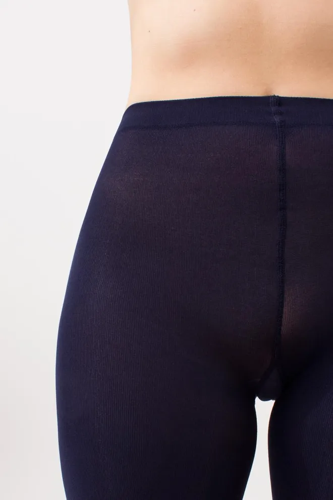 Теплі колготки з мікрофібри Blues 100 den Giulia (deep navy)