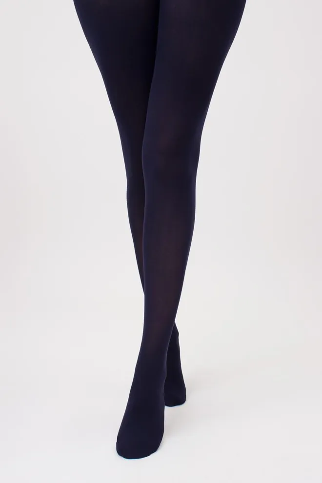 Теплі колготки з мікрофібри Blues 150 den Giulia (deep navy)