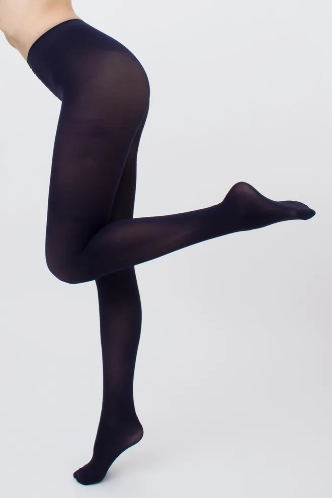 Кольорові колготки з мікрофібри Blues 70 den Giulia (deep navy)