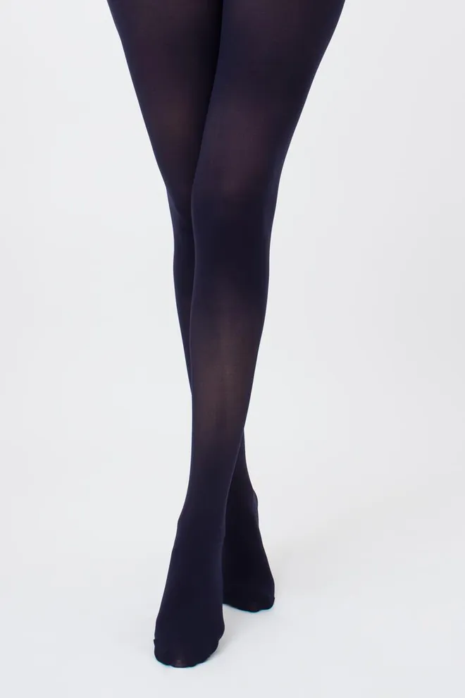 Кольорові колготки з мікрофібри Blues 70 den Giulia (deep navy)