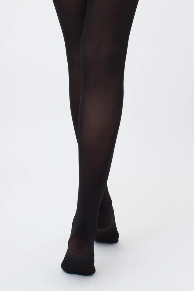 Цветные колготки из микрофибры Blues 70 den Giulia (nero)