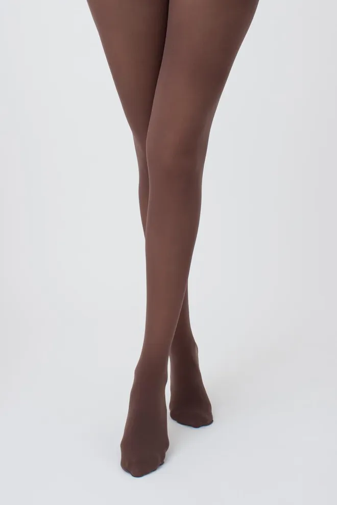 Кольорові колготки з мікрофібри Blues 70 den Giulia (deep taupe), коричневий