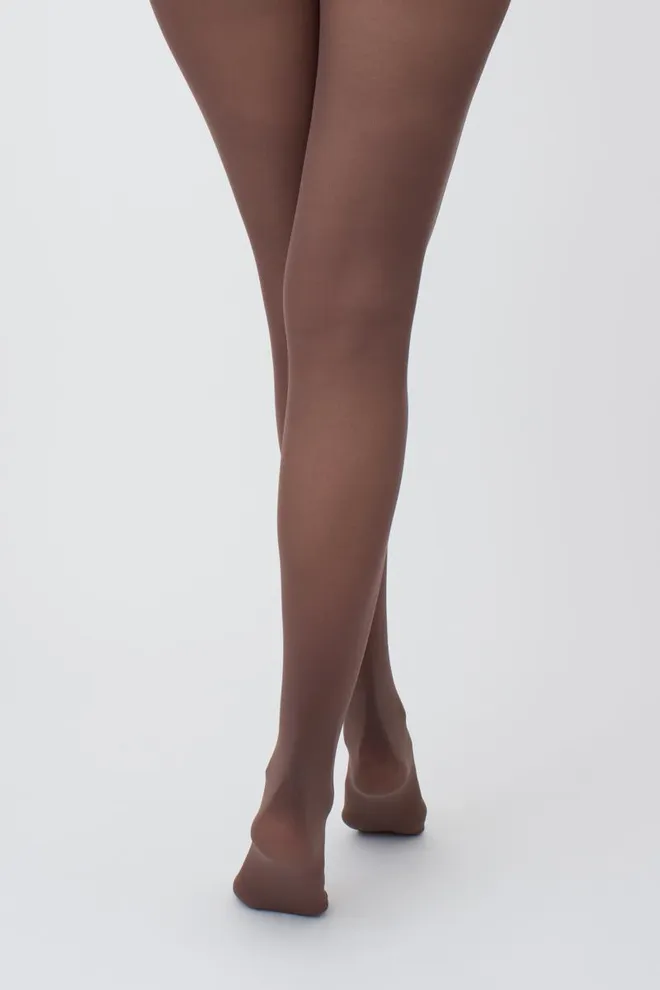 Кольорові колготки з мікрофібри Blues 70 den Giulia (deep taupe), коричневий