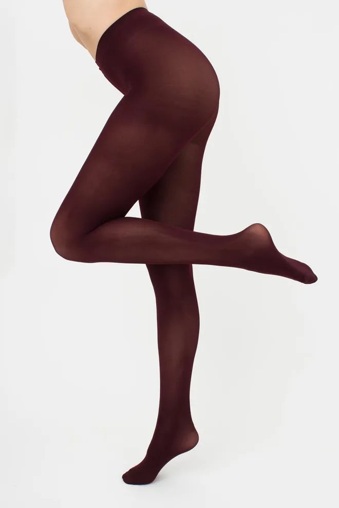 Кольорові колготки з мікрофібри Blues 70 den Giulia (marsala)