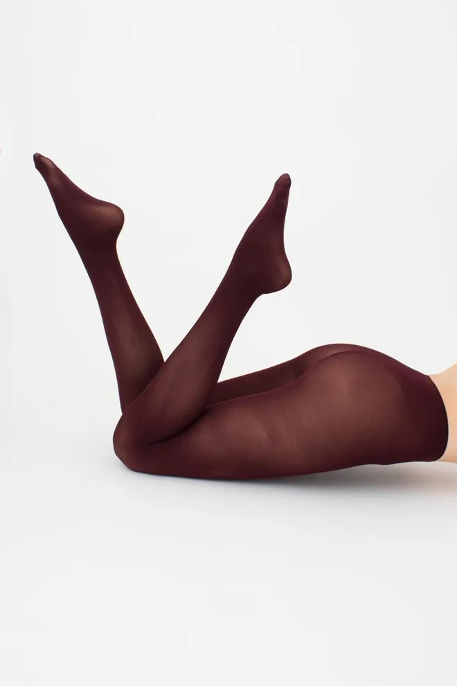 Кольорові колготки з мікрофібри Blues 70 den Giulia (marsala)