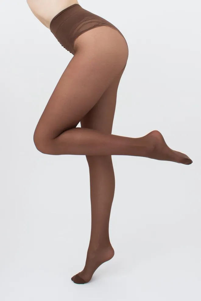 Класичні коригуючі колготки Body 40 den Giulia (cappuccino), коричневий