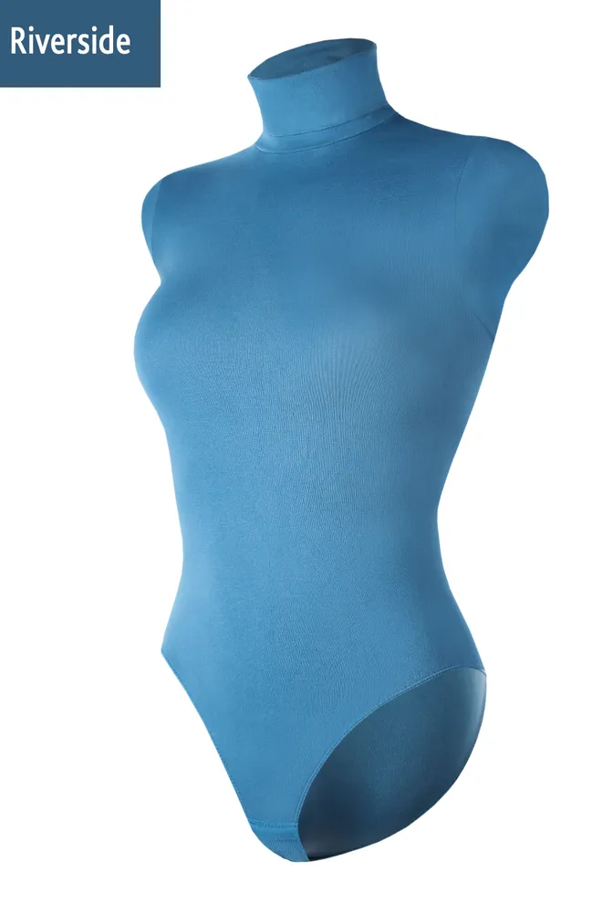Боді с довгим рукавом Body dolcevita manica lunga Giulia (riverside)