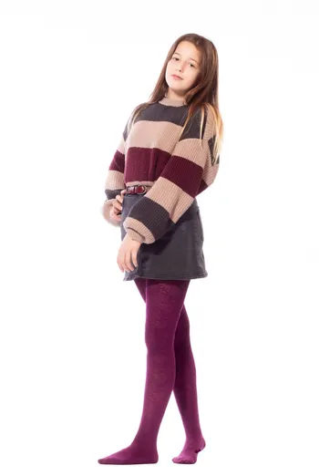 Дитячі колготки Bonny 80 den model 20 Giulia (port wine)