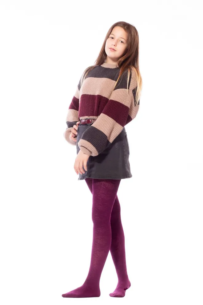Дитячі колготки Bonny 80 den model 20 Giulia (port wine)