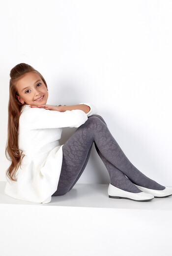 BONNY 80 model 18 Дитячі колготки з малюнком TM GIULIA  (blackberry)