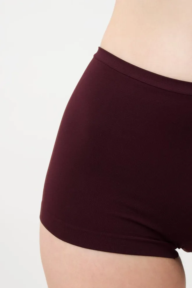 Женские бесшовные трусы-шорты Boxer Briefs Color Giulia (marsala)
