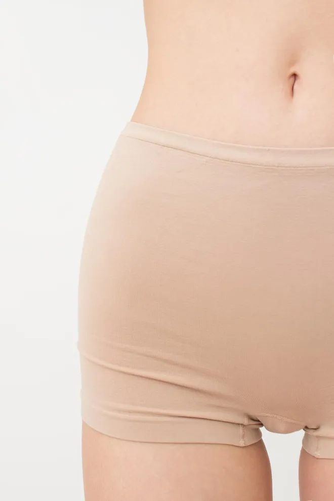 Жіночі безшовні труси-шорти Boxer Briefs Giulia (naturale), бежевий