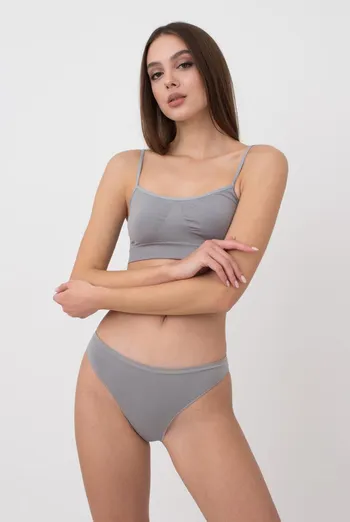 Жіночі безшовні труси бразиліана Brasilian briefs color Giulia (ultimate grey) Жіночі безшовні труси бразиліана Brasilian briefs color Giulia (ultimate grey)