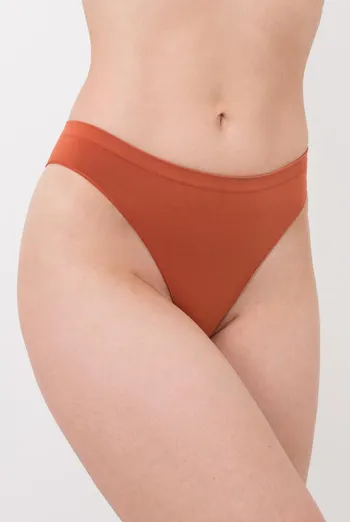 Женские бесшовные трусы бразилиана Brasilian briefs color Giulia (burnt sienna), оранжевый Женские бесшовные трусы бразилиана Brasilian briefs color Giulia (burnt sienna), оранжевый