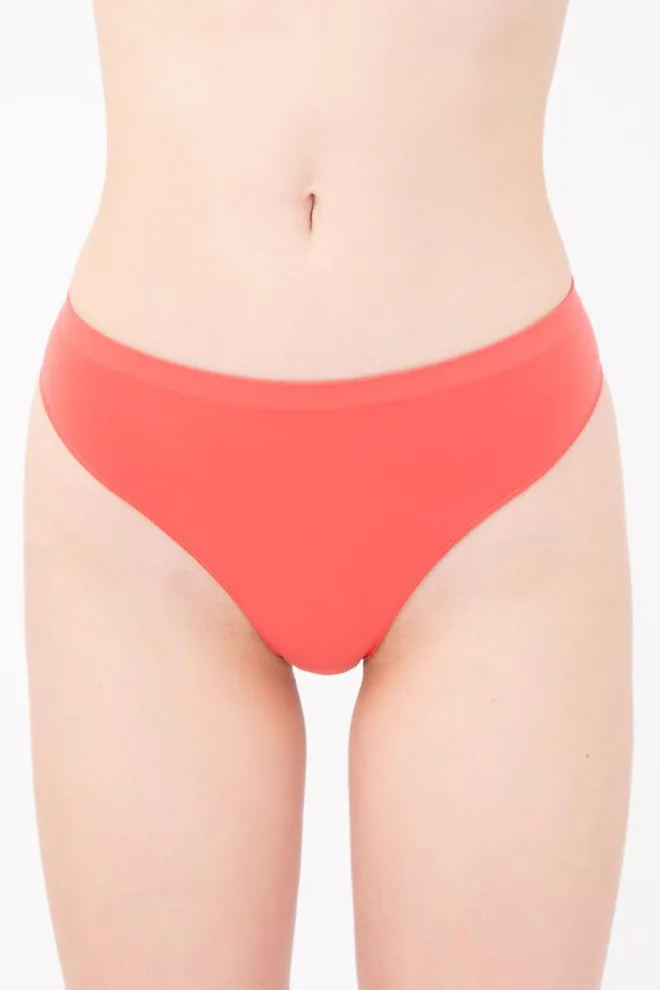 Жіночі безшовні труси бразиліана Brasilian briefs color Giulia (burnt coral)