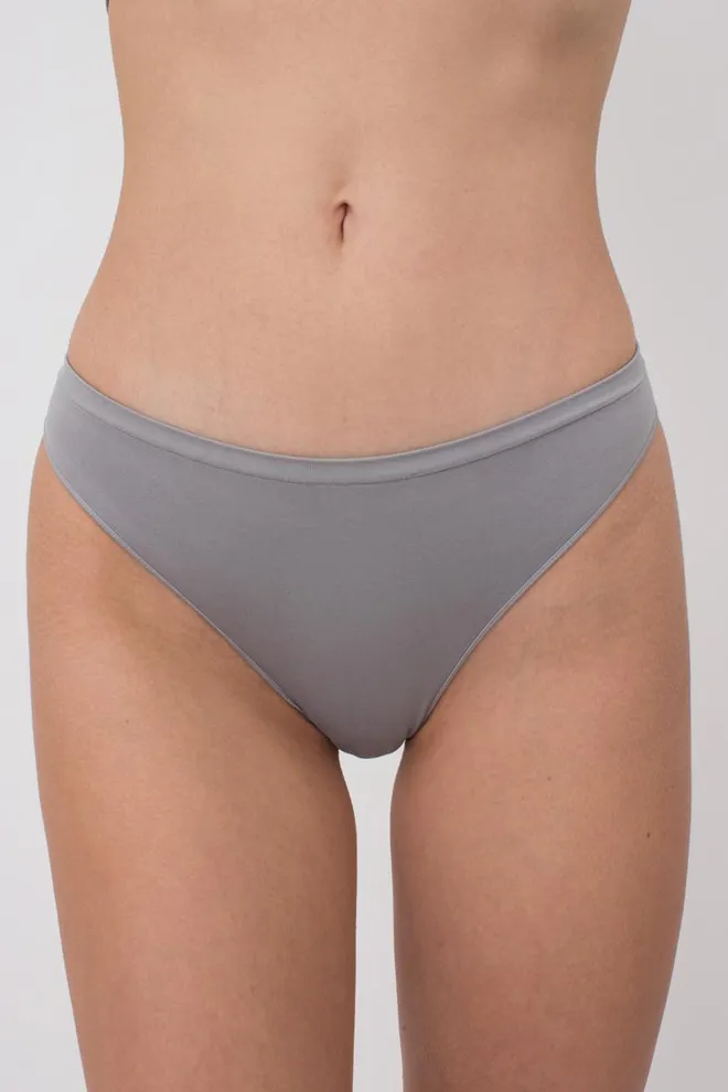Жіночі безшовні труси бразиліана Brasilian briefs color Giulia (ultimate grey)