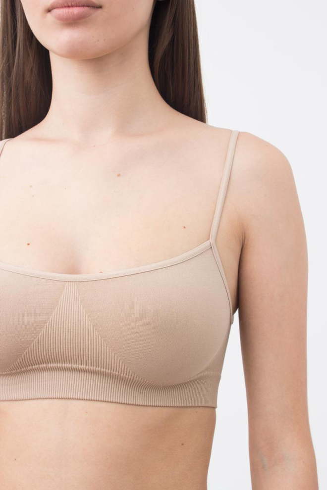 Безшовний топ на тонких бретелях Brassiere Giulia (naturale)