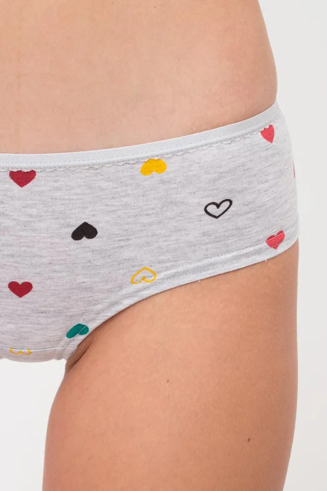 Женские трусы хипстеры Base 2602/60 Giulia (melange hearts)