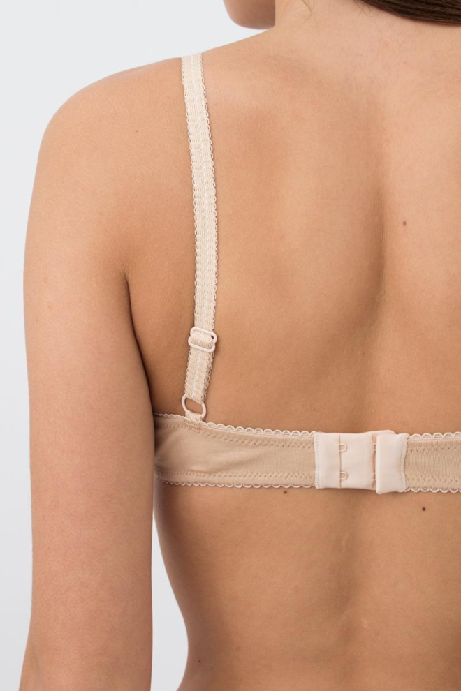 Бюстгальтер з формованою чашкою Basic cotton 1106/60 Giulia (beige)