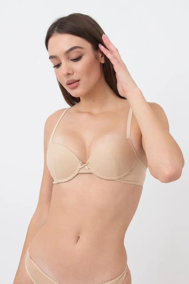 Бюстгальтер с формованной чашкой Basic cotton 1106/60 Giulia (beige)