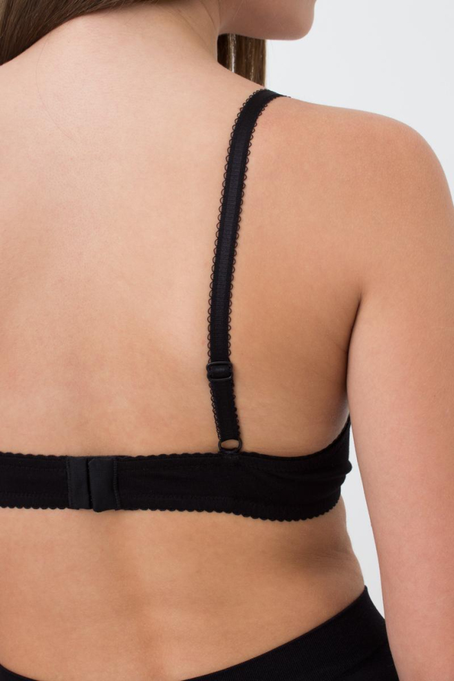 Бюстгальтер з формованою чашкою Basic cotton 1106/60 Giulia (black)