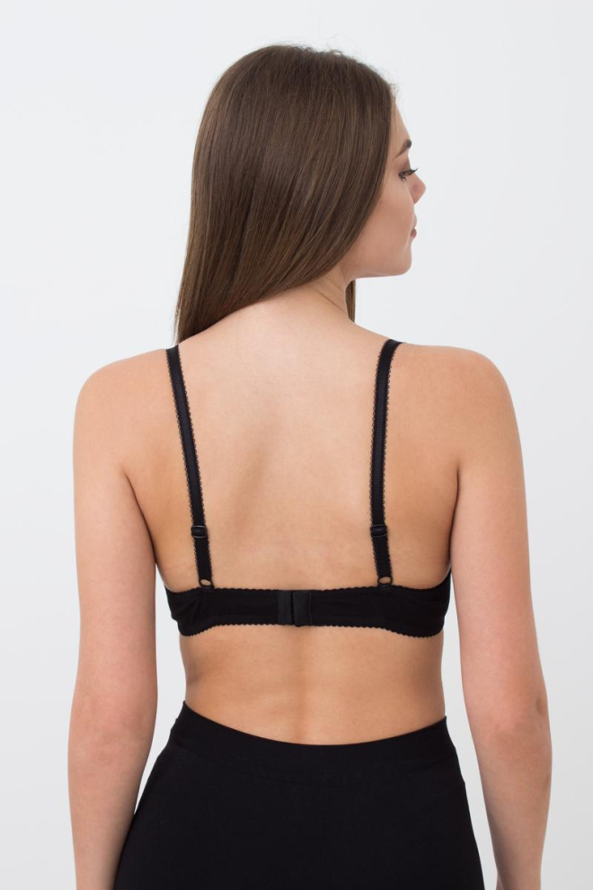 Бюстгальтер з формованою чашкою Basic cotton 1106/60 Giulia (black)