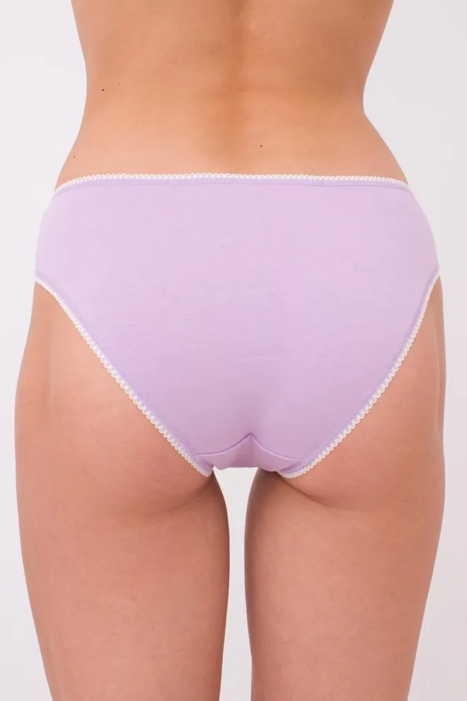 Женские трусы слипы Basic print 2301/60 Giulia (lilac)