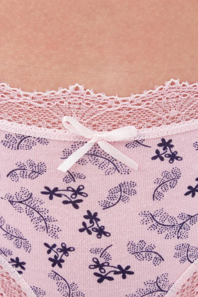 Женские трусы бразилиана Blossom 2203/61 Giulia (white flowers)