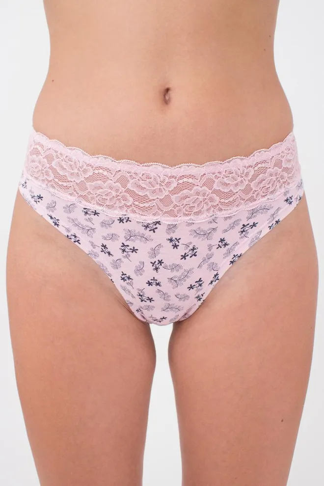 Женские трусы хипстеры Blossom 2604/61 Giulia (white flowers)