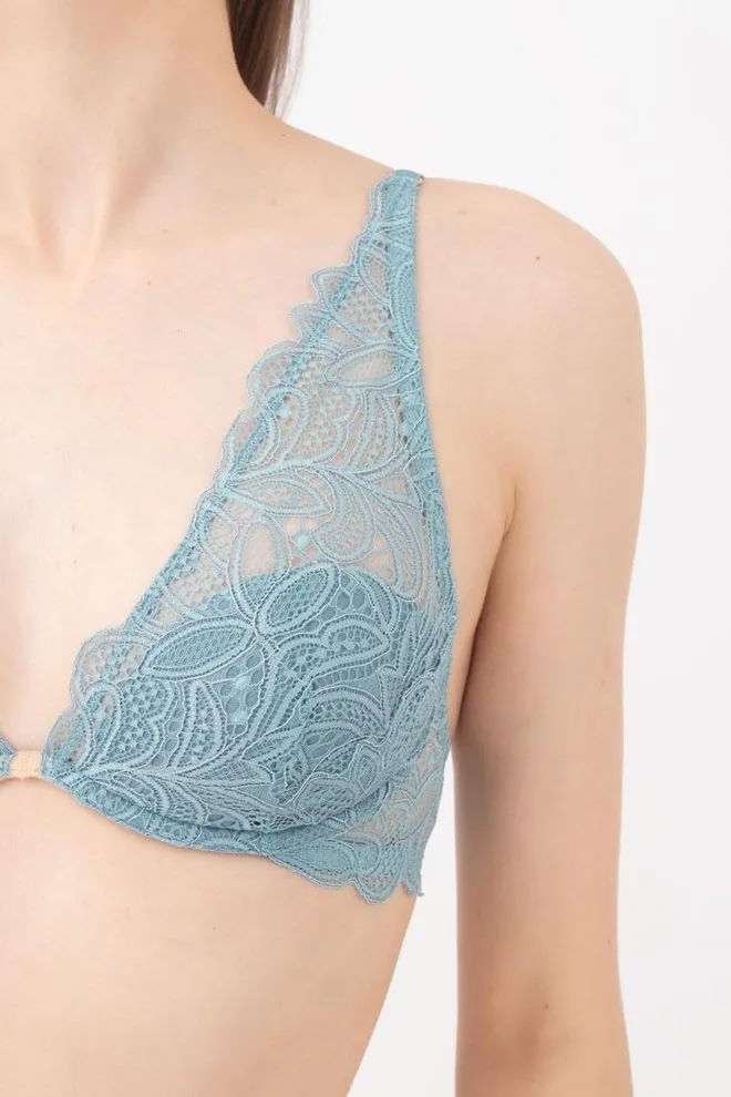 Кружевной бюстгальтер на косточках Blue forest 1252/31 Giulia (light blue)