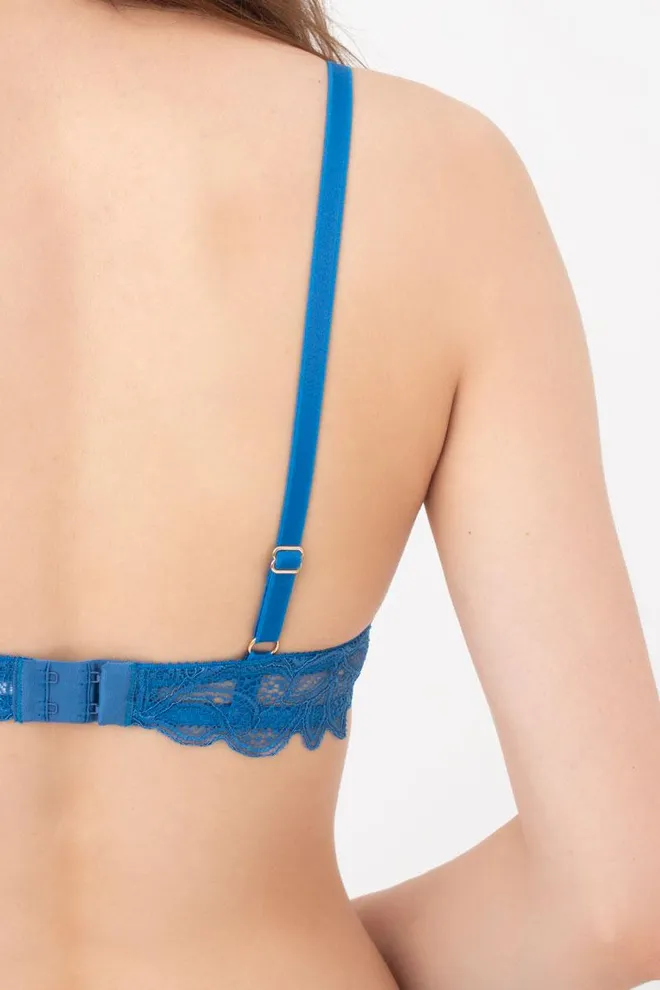 Кружевной бюстгальтер на косточках Blue forest 1252/31 Giulia (blue)