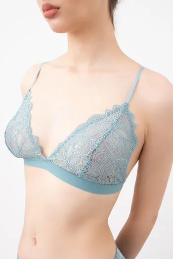 Мереживний бюстгальтер бралетт Blue forest 1605/31 Giulia (light blue)